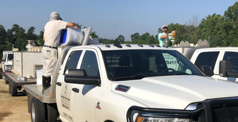 Loading Trucks for Fish Days across AL, MS and GA